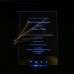LED Acrylic Invitation Card Engraved Text Personalized Custom